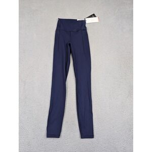 Calia Inspire High-Rise 7/8 Leggings Womens XXS Opulent Blue Pockets Yoga Active